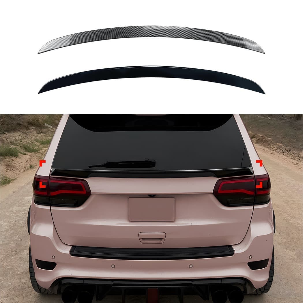 Compatible with Jeep Cherokee SRT Grand Cherokee 2012-2021 Center Spoiler Wing Rear Spoiler Lip Modification