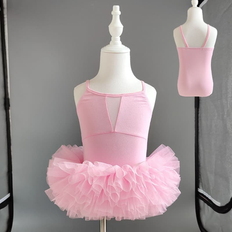 Children's Dancewear Girls' Leotard Summer Camisole Ballet Tutu Chinese Dance Clothes
