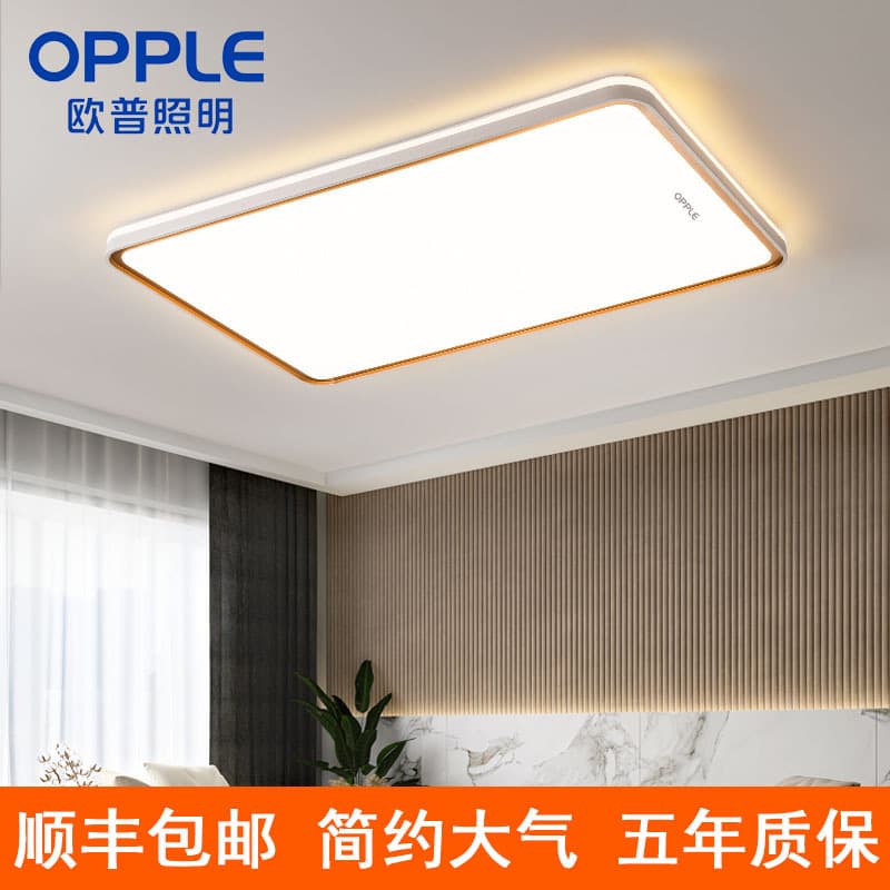 OPPLE Lighting New Star Gray Ceiling Light Modern Simple Bedroom Light Set with Mi Home Smart Control