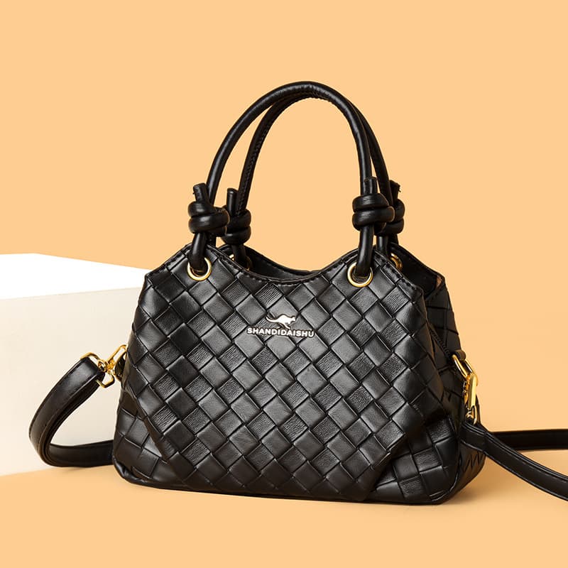 Cross-border high-end women's bag 2026 new large-capacity casual versatile shoulder bag simple commuter portable tote bag