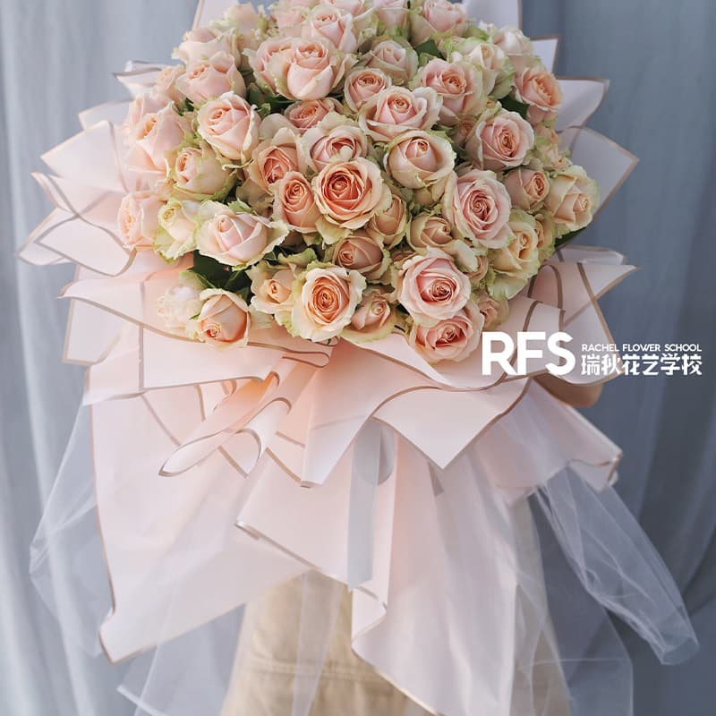 Z7GN Gold-Edge Matte Paper Semi-Transparent Waterproof Fresh Flower Wrapping Paper Jelly Film Bouquet Wrapping Paper Floral Supplies