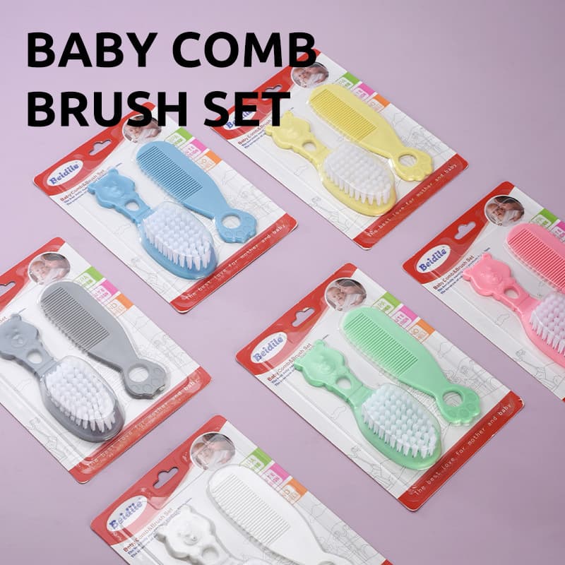 Cross-border baby care products comb, baby brush, scissors, tools, newborn fetal removal, anti-static material