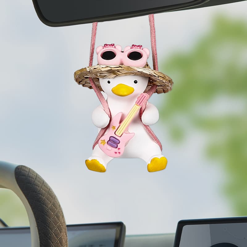 Car interior decoration car pendant swing duck car hanging car supplies pendant aromatherapy pendant car crafts