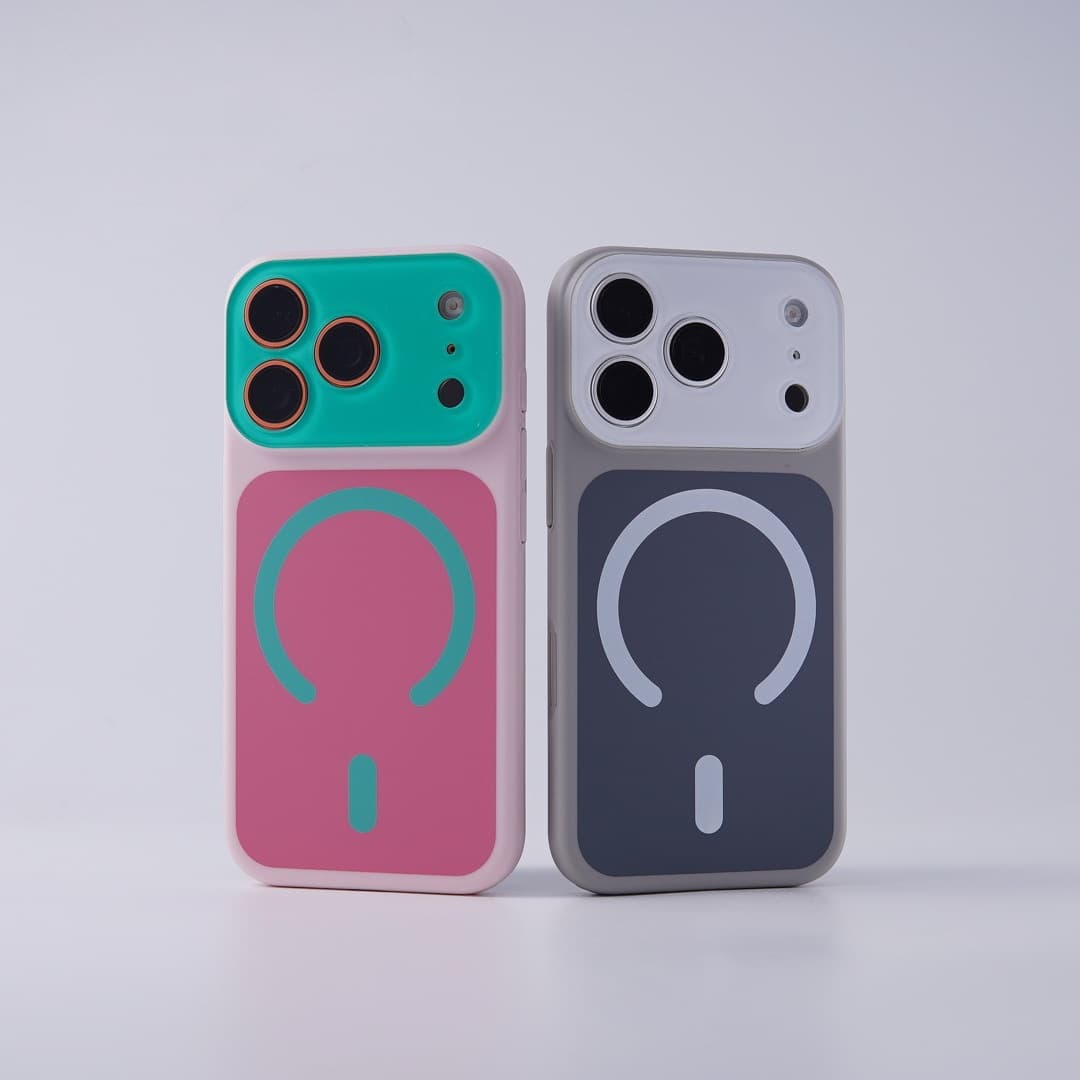 Suitable for iPhone17 PROMAX Macaron skin-feeling magnetic phone case Apple 16 all-inclusive large window changes to 18 in seconds