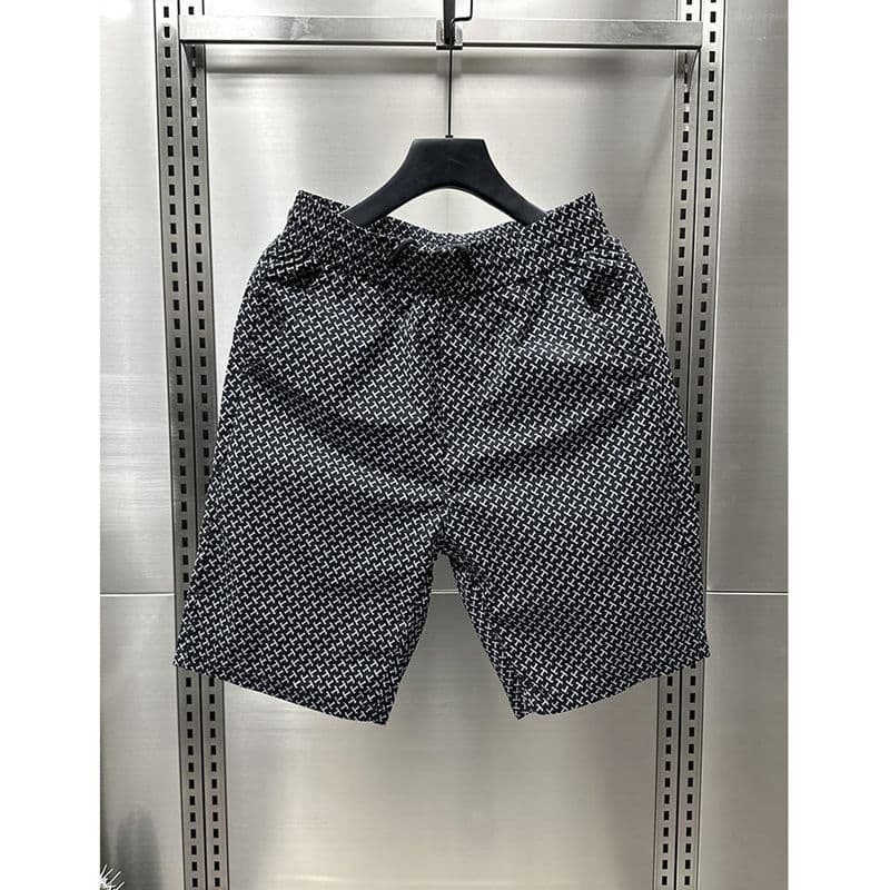 Youth Fashion Jacquard Casual Shorts for Men Summer Outdoor 5-Point Pants 2025 New Slim Fit Sports Beach Shorts