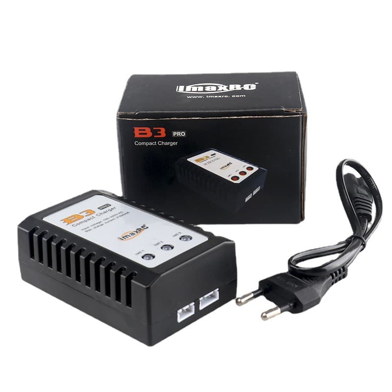 B3 Charger 7.4V 11.1V LiPo Battery for RC Aircraft, RC Car, Water Bullet Toys, 10W Balance 2S 3S Battery Charger