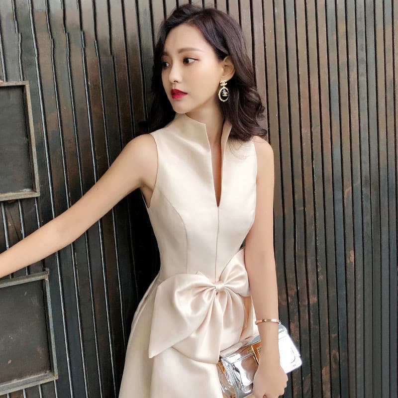 Champagne Evening Dress 2026 New Premium Light Luxury Unique High-End Debutante Birthday Banquet Dress for Women