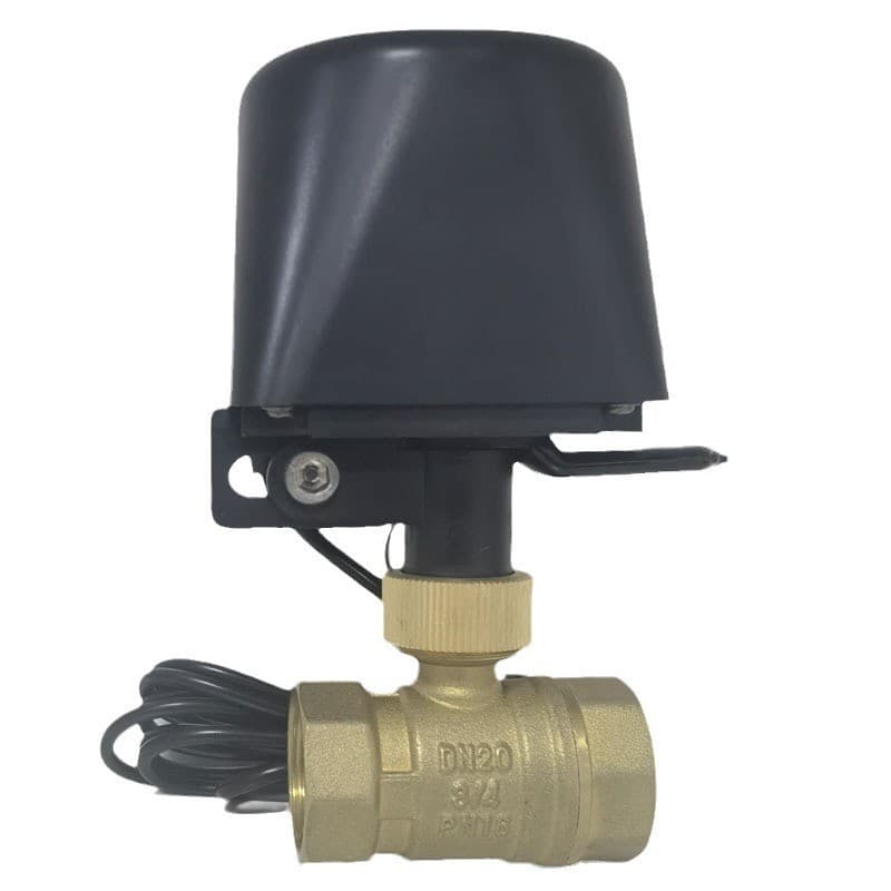 Tuya WiFi Smart Water Valve Controller with Brass Valve, Tuya Zigbee Water Valve Controller