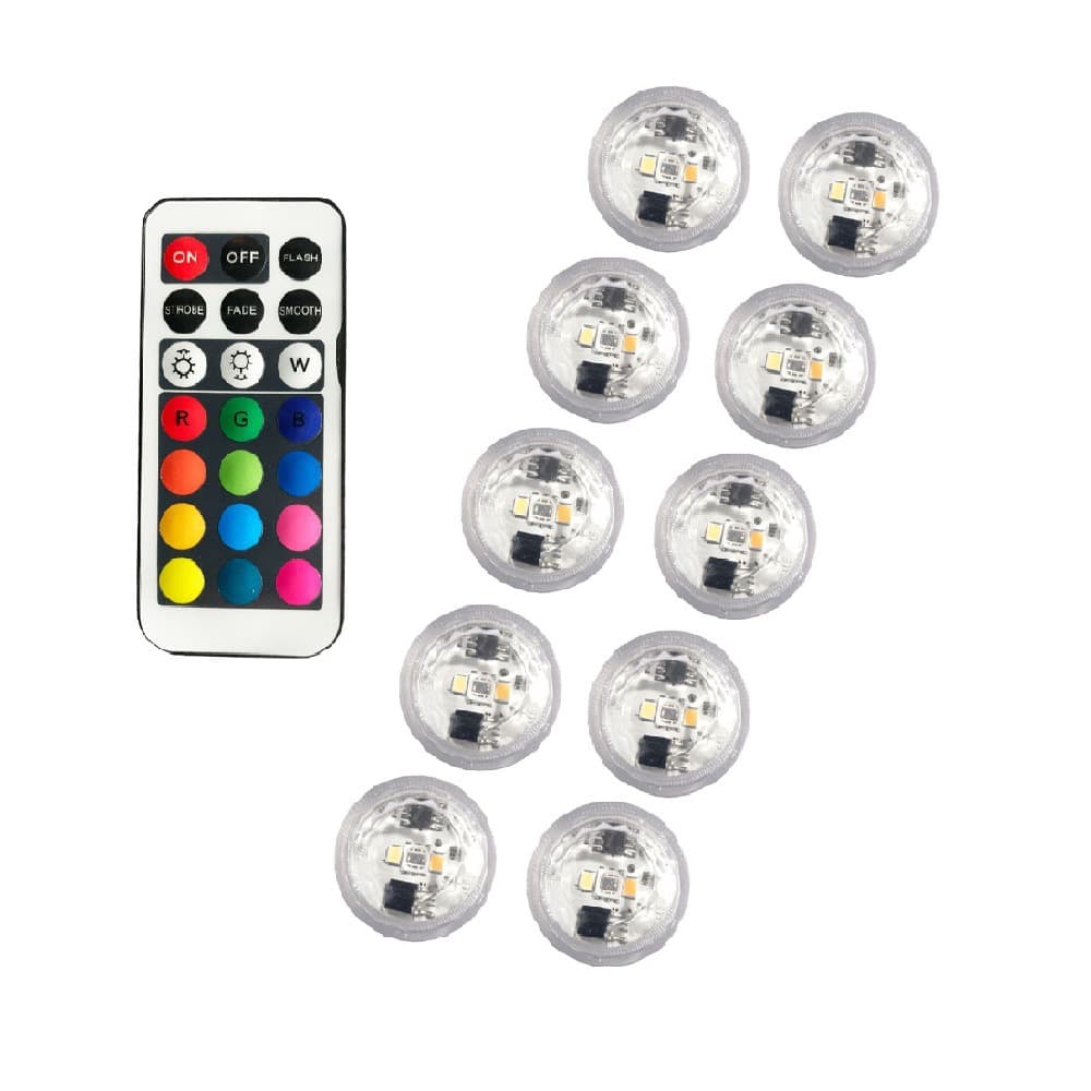 Remote control diving light LED knob bath light fish tank light landscape light fountain light swimming pool light gift box light candle light