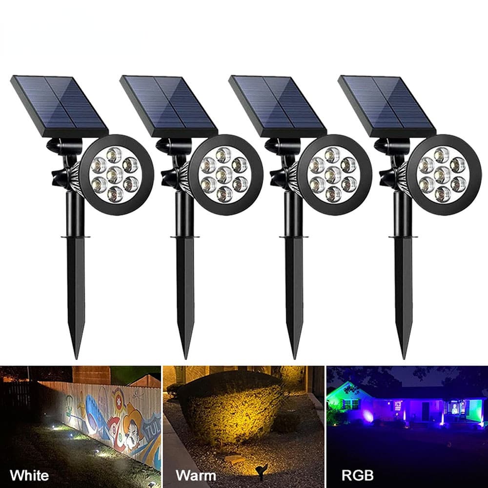 Cross-border Solar Light, Floodlight, Spotlight, Outdoor Waterproof Tree Lighting, Garden Courtyard Solar Lawn Light