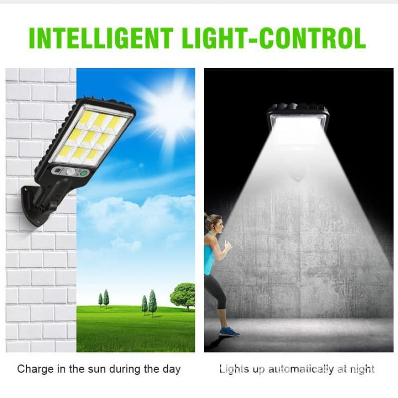 Cross-border outdoor LED solar wall lamp human body induction garden lamp home wall can be equipped with remote control lighting street lamp