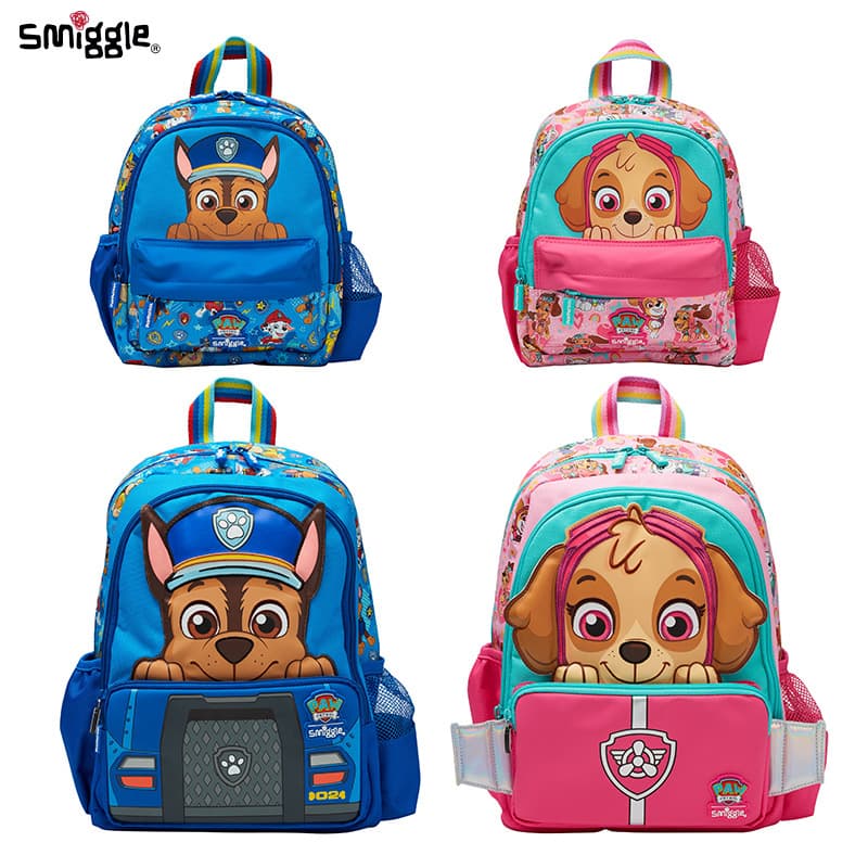 Australian Smiggle School Bag, Lightweight Backpack for Kindergarten and First Grade Students, Boys and Girls