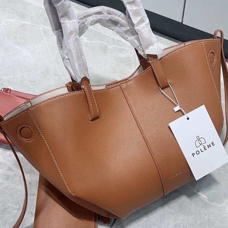 Polene Shopping Bag Women's Bag Large Capacity Tote Bag Wing Bag Shoulder Bag Commuter Handbag Satchel Bag