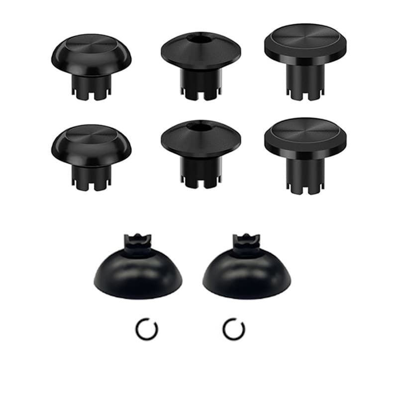 SWITCH PRO/X ONE/P4/P5/EDGE Elite Controller Thumbstick Caps Anti-Slip Metal Button Caps