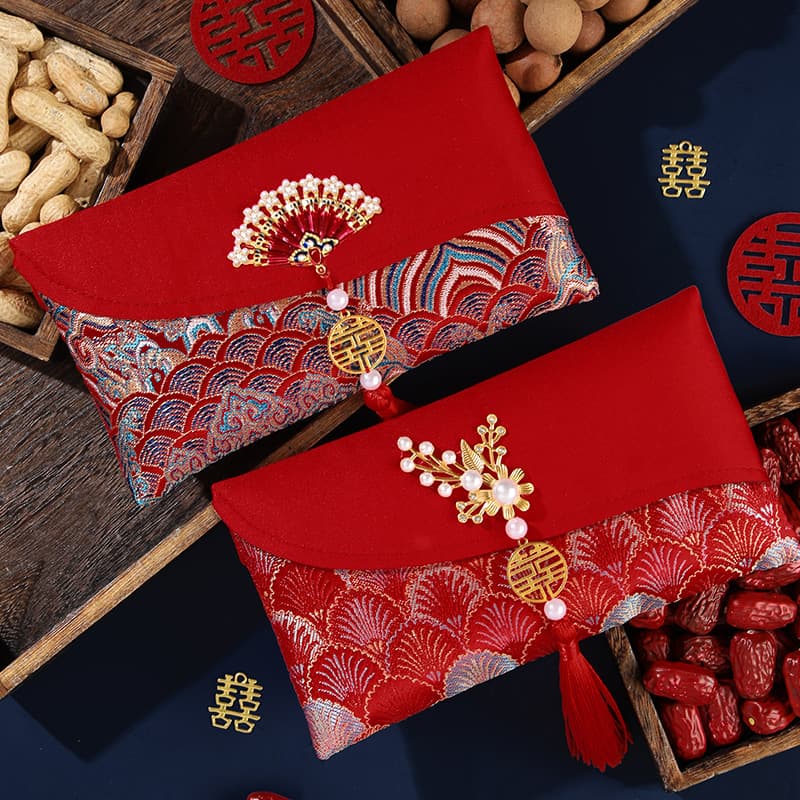2024 new large wedding red envelopes for name-change fee, ten-thousand-yuan engagement and wedding cash packets