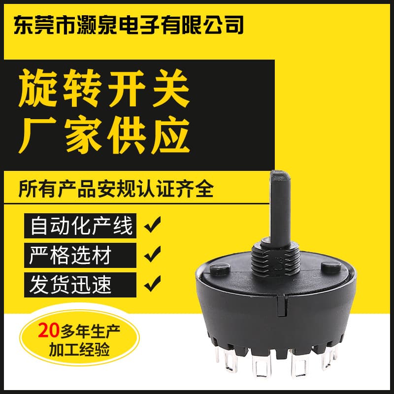 High-power 10-potentiometer 9-position electric vehicle juicer juice machine ice maker DC rotary switch for speed regulation