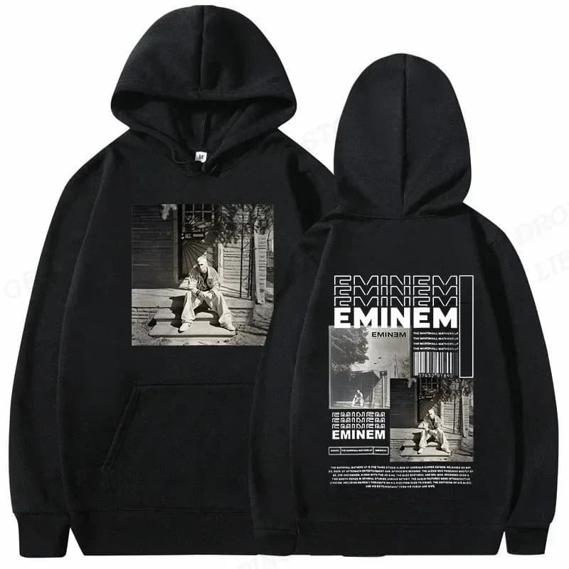 [Cross-border EU Size] Rapper Eminem Hoodies Men Fashion Hoodie Japanes