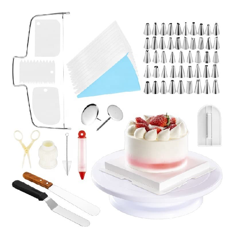 Stainless Steel Cream Flower Nozzle Piping 29 pcs Baking Tool Fondant Cake Decorating Icing Set