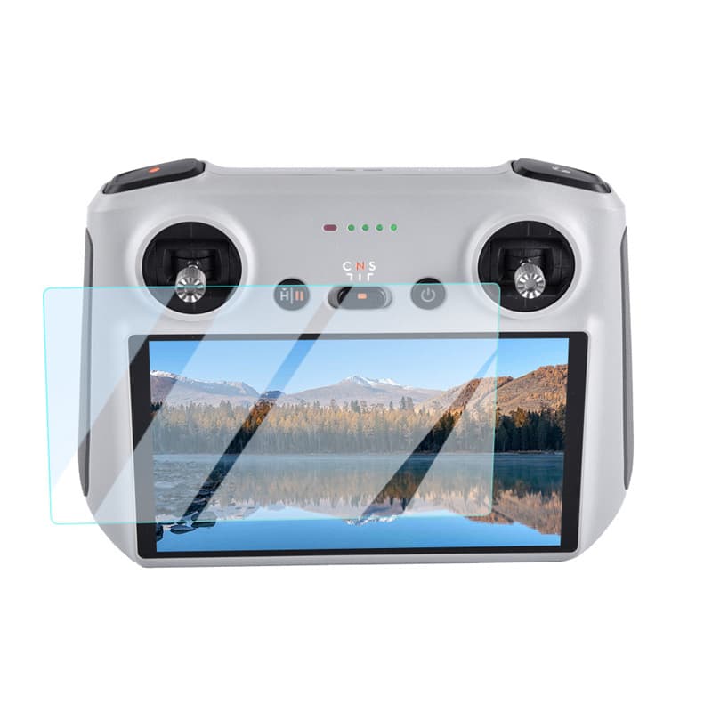 Tempered Glass Screen Protector for DJI Mini 3 Pro / Mavic 2 / 3 Remote Controller, HD Anti-Scratch