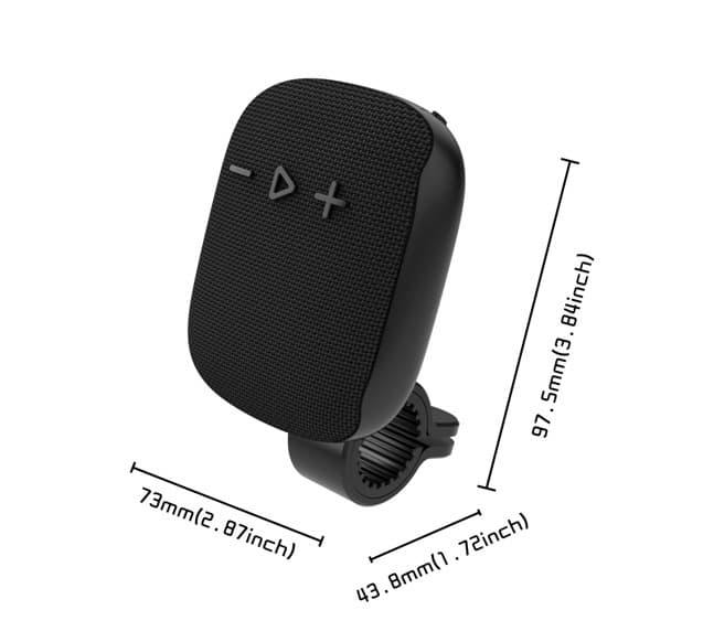 New Bluetooth speaker WIND3 outdoor wireless waterproof riding with mounting bracket, small creative gift mini audio