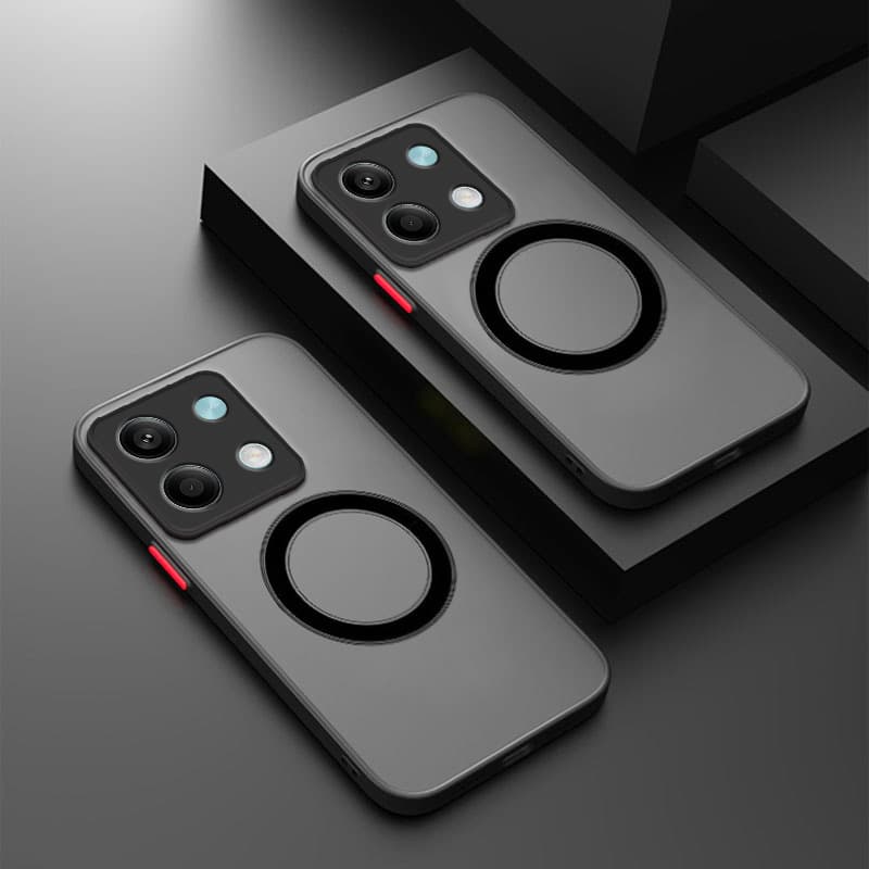 Compatible with 360-degree rotating bracket, Xiaomi 17 phone case, magnetic Redmi Note 17 protective cover, new 15K90 matte