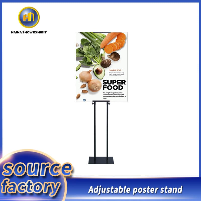 Signage Easel, Vertical KT Board Display for Home and Commercial Use, Adjustable