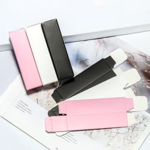 In Stock 95x25 Matte Pink Lipstick Lip Gloss Packaging Box Cosmetic Perfume Packaging White Empty Paper Box