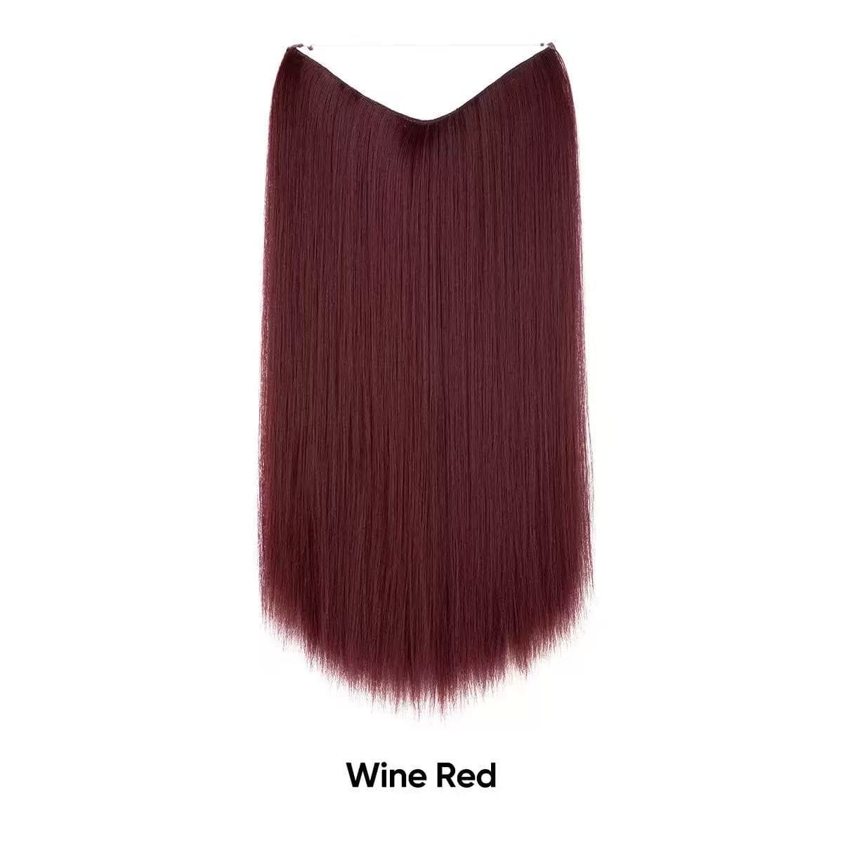 Amazon export European and American women's COS mermaid hair extensions, fishnet style curly and straight hair, multiple colors available, ponytail hairpieces