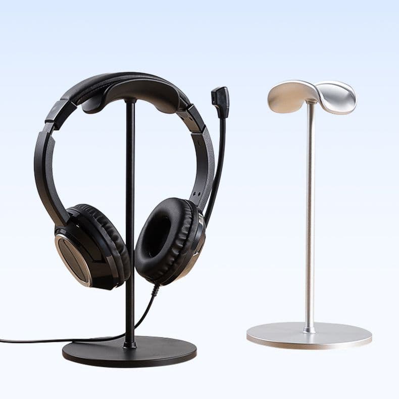 Headset metal desktop stand display rack detachable hanger game storage gaming style