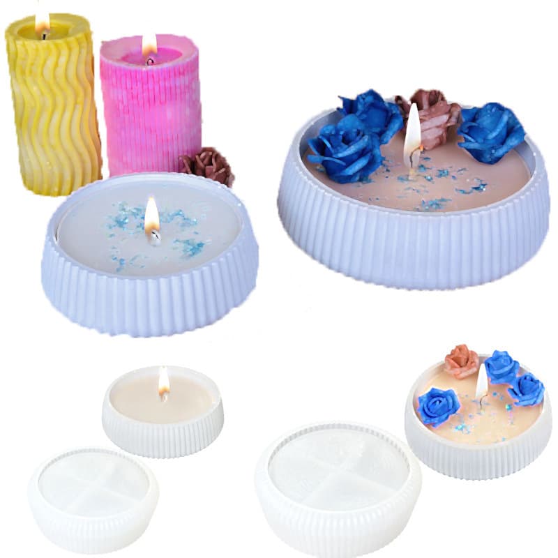 Multiple Types of Round Storage Tray Silicone Molds DIY Crystal Resin Storage Containers Plaster Ornaments Cake Molds