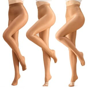 Shaping Tights Shaping Tights Aerobics Shiny Tights Cross-border Europe America Plus Size XXL 70D Reflective Tights