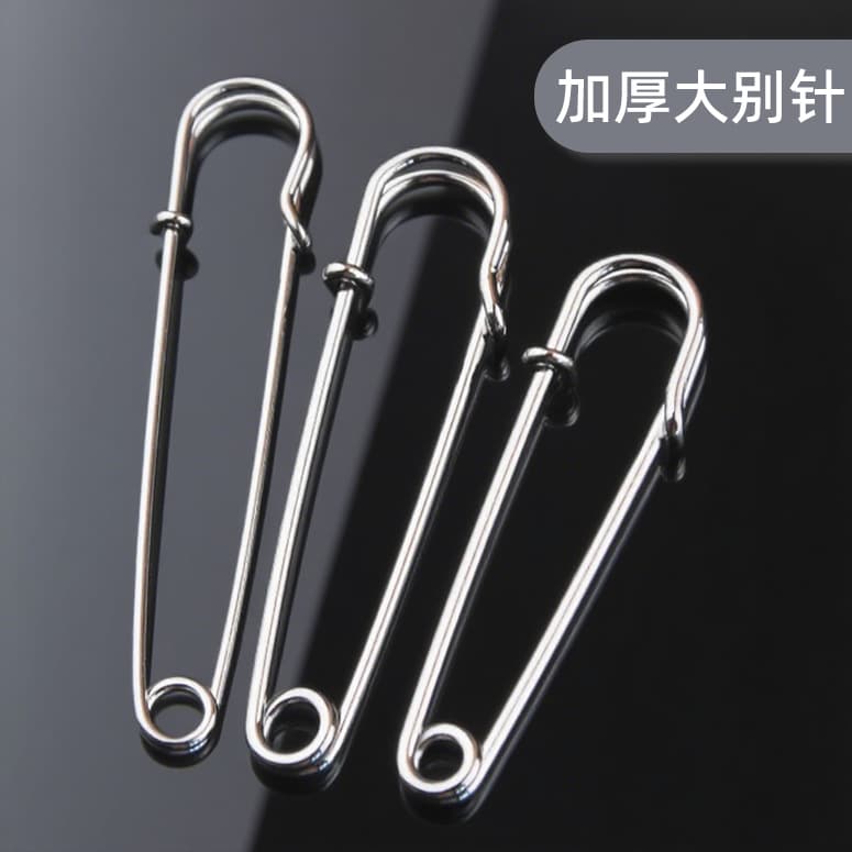 Thick Large Safety Pins Shawl Sweater Clothes Pins Simple Pins Brooch Handmade DIY Craft Accessories