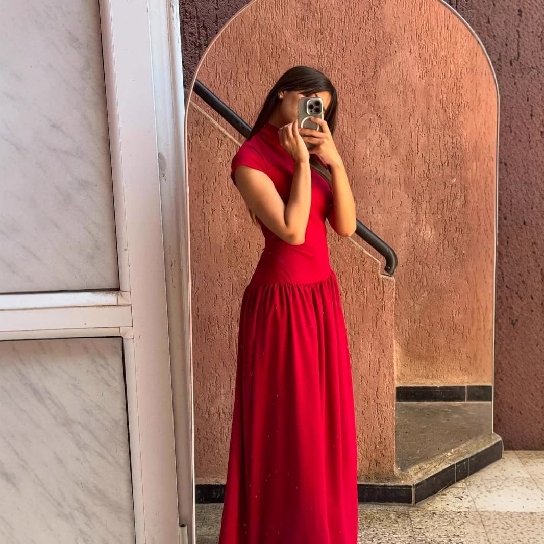 2025 Summer Amazon New European and American Cross-Border Women's Solid Color Sleeveless Casual Pleated Elegant Waist Dress