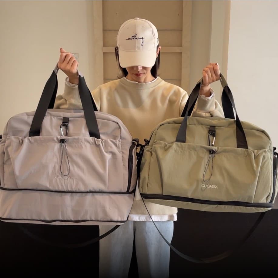 New Short Trip Travel Bag Women Lightweight Business Travel Luggage Bag Large Capacity Men Multi-function Handheld Fitness Sports Bag