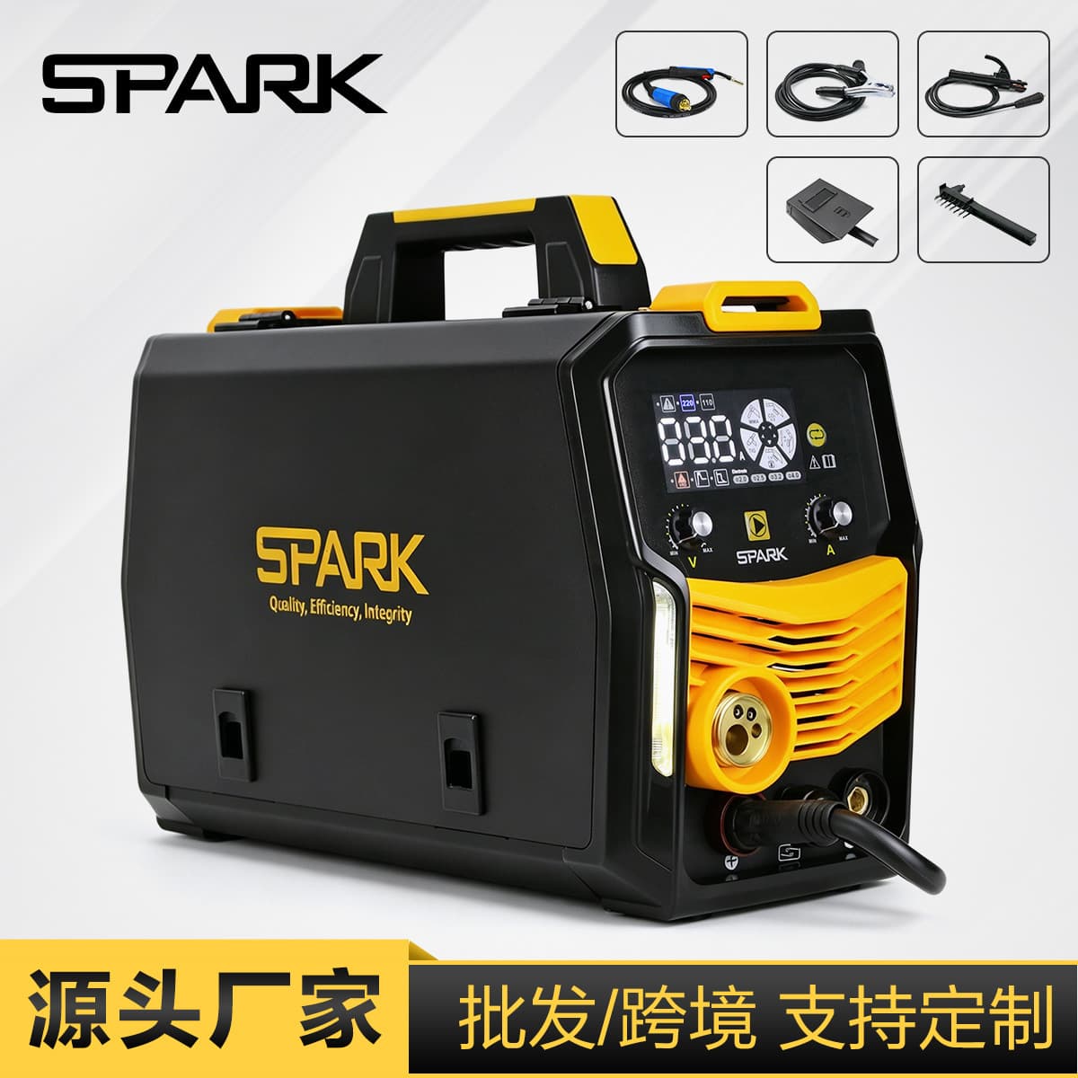 Cross-border SPARK Gas/Gasless MIG Welder and ARC Welder All-in-One Multi-Function TIG Welder MIG-315PRO