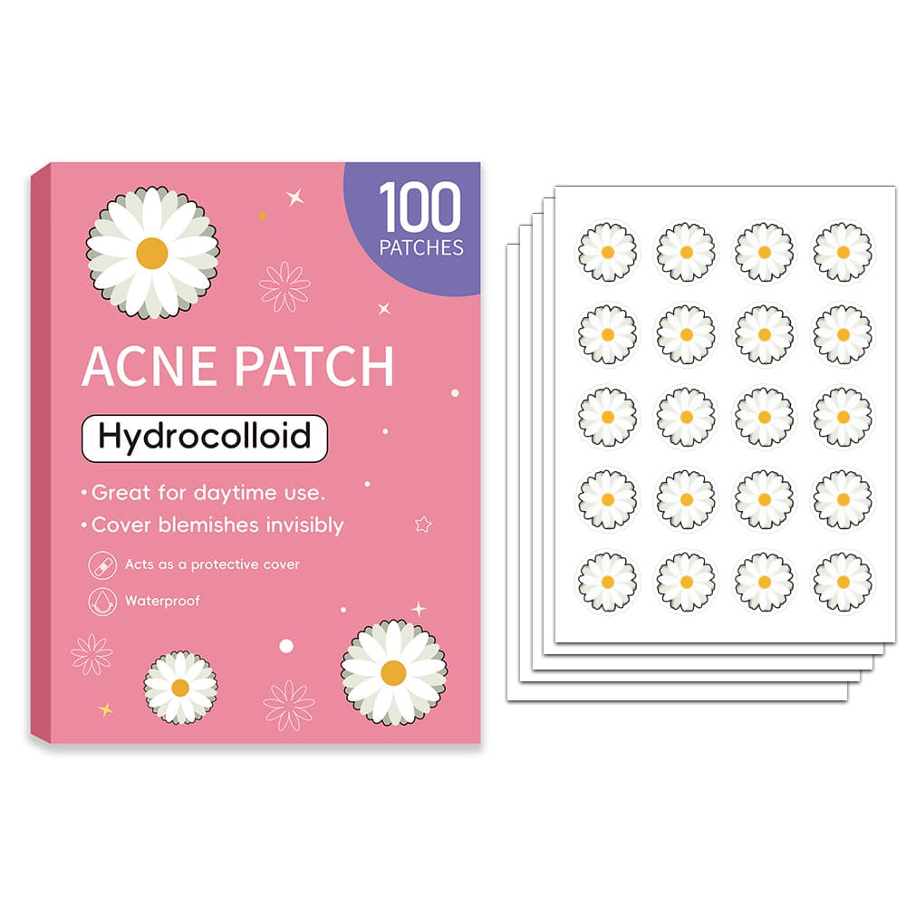 New Little Daisy Cute Simple Acne Patch is gentle and non-irritating, dilutes acne and improves acne skin by closing the mouth.
