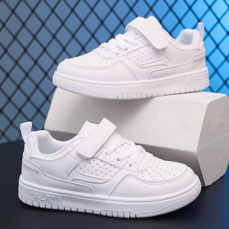Children's White Shoes for Girls and Boys, Casual Sneakers for School and Performance, Sizes 24-41, Wholesale