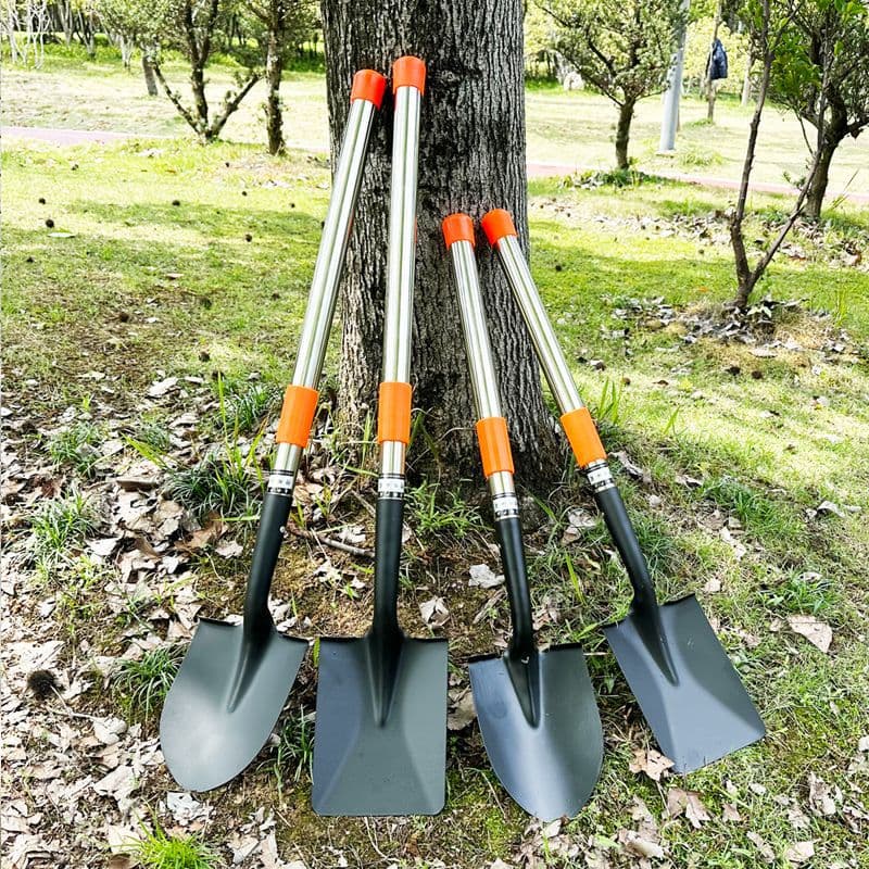 Telescopic Shovel with Extendable Handle, Foldable Manganese Steel Quenched Shovel, Military-style Steel Shovel, Portable Collapsible Spade