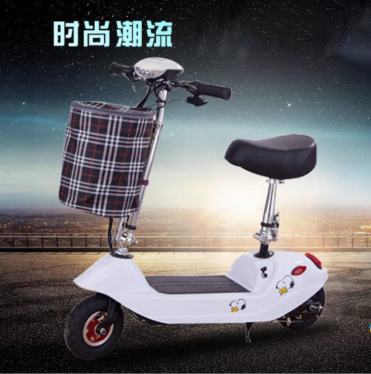 Factory Direct Little Dolphin Electric Scooter Adult Folding Scooter Commuter Scooter Pedal Scooter Mini Scooter
