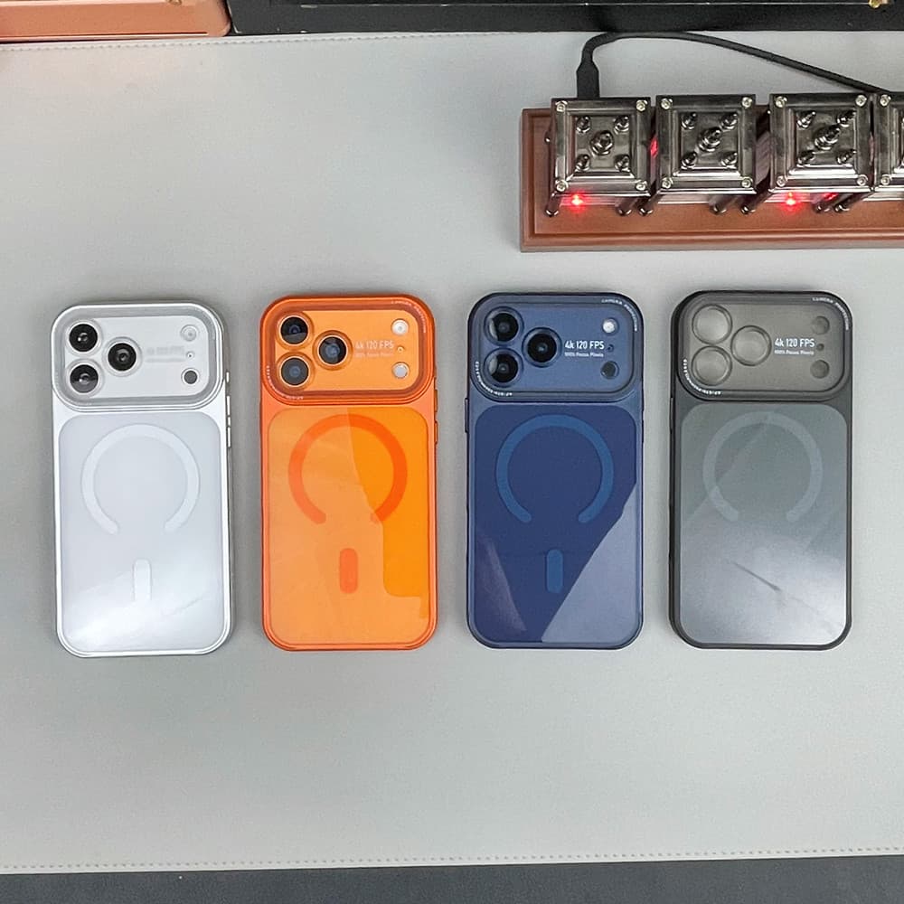Suitable for instant change to iPhone17proMax realm magnetic phone case Apple 16 large window matte 15 protective cover