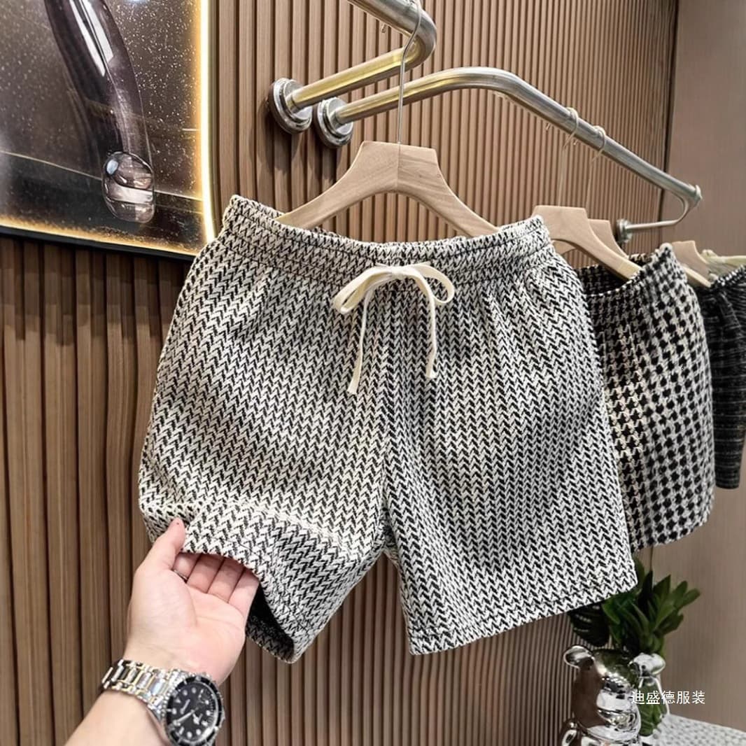 Summer Men's Fashion Trend New Versatile Cool Casual Loose Five-Point Shorts