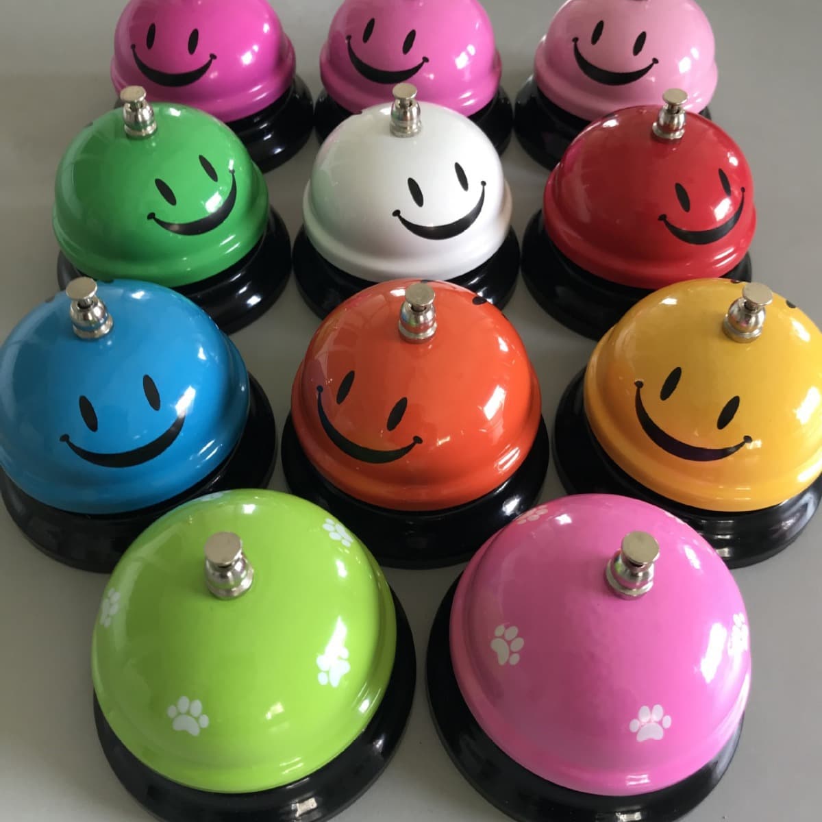 Animal Paw Table Bell Metal Call Bell Game Chess Pet Dog Cat Claw Paw Office Desk Decoration Crafts