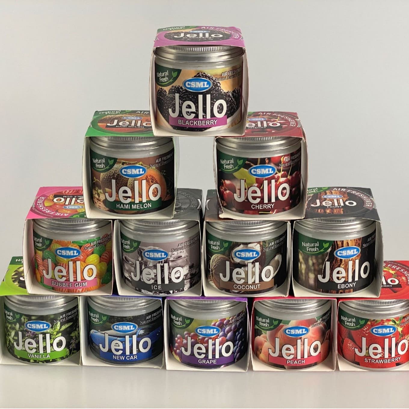 Jello Car Solid Perfume New Style Dashboard Decoration Creative Car Aromatherapy Diffuser Long-Lasting Interior Fragrance