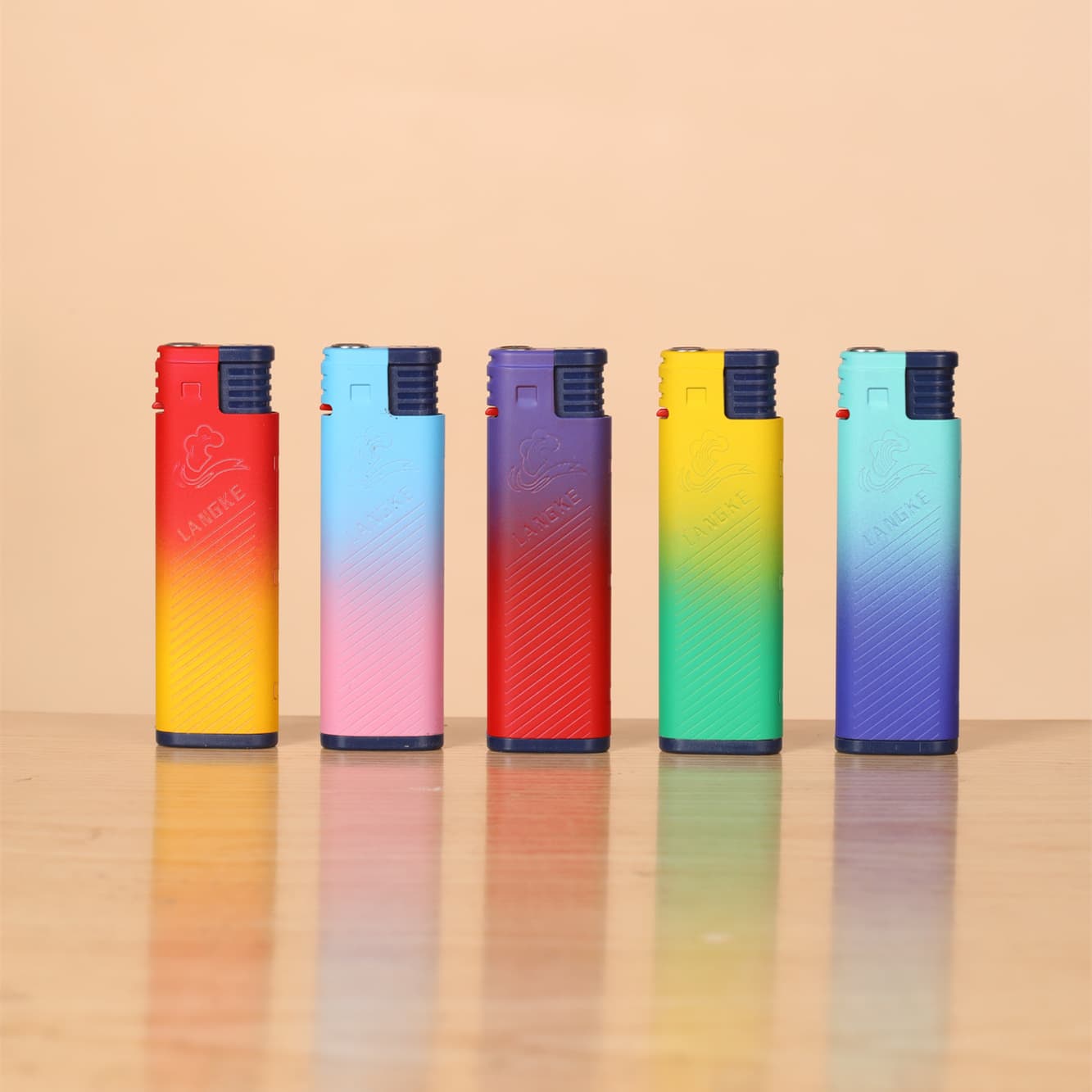 Ranger Lighter Factory Wholesale TT7 Metal All-in-One Direct-Flush Lighter High-End Creative Electronic Windproof