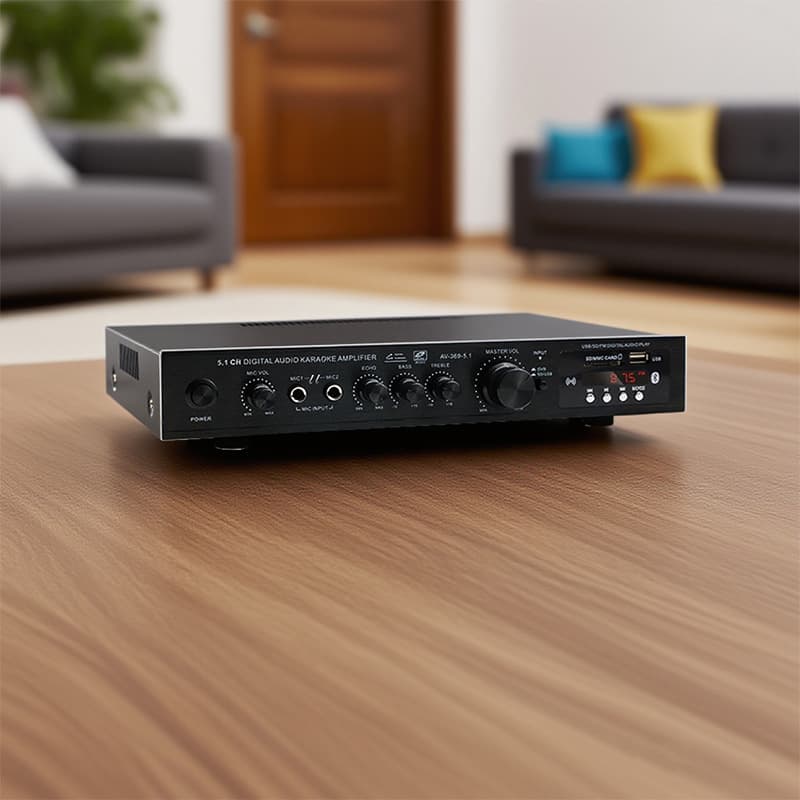 AV-369BT High Power 5.1 Channel Super Bass Amplifier for Stage and Home Theater - Bluetooth and Radio Wholesale