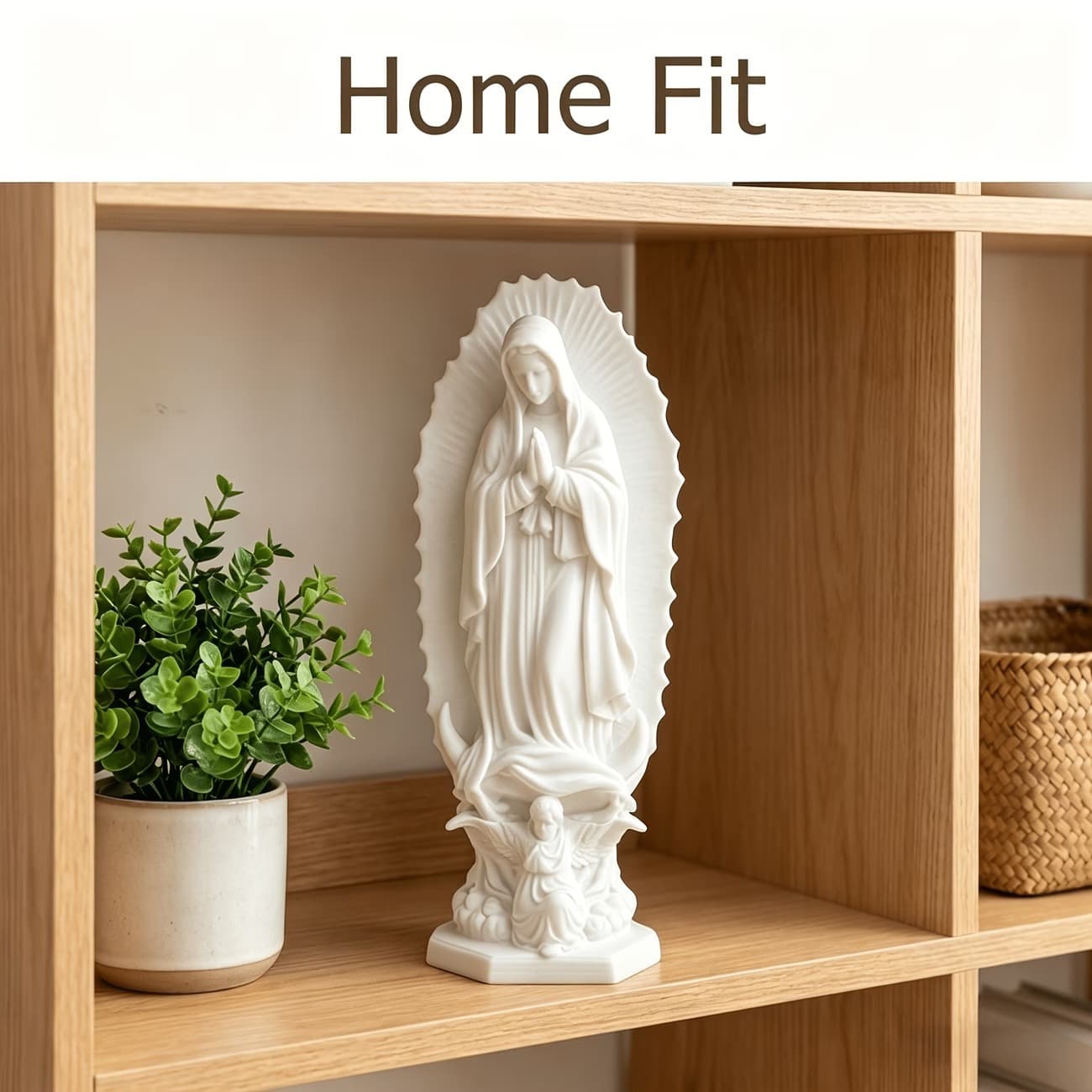 Cross-border 3D printed trending Virgin Mary statue, perfect for desk shelf decoration and an ideal gift for special holidays