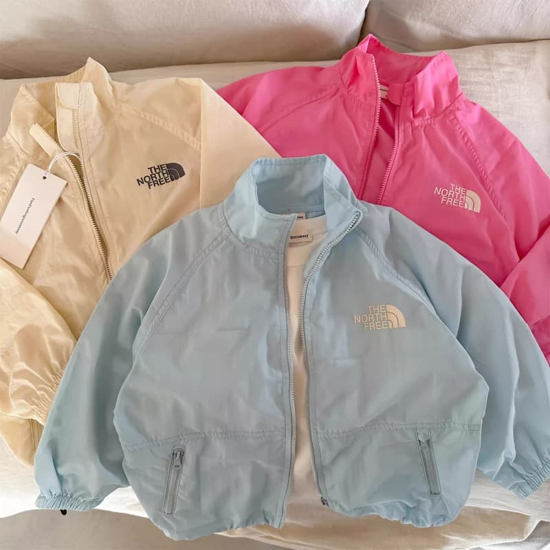 Children's Thin Jacket 2025 Spring Summer Boy Girl Japanese Trend Brand Letter Sunscreen Jacket Baby Toddler Elegant Jacket