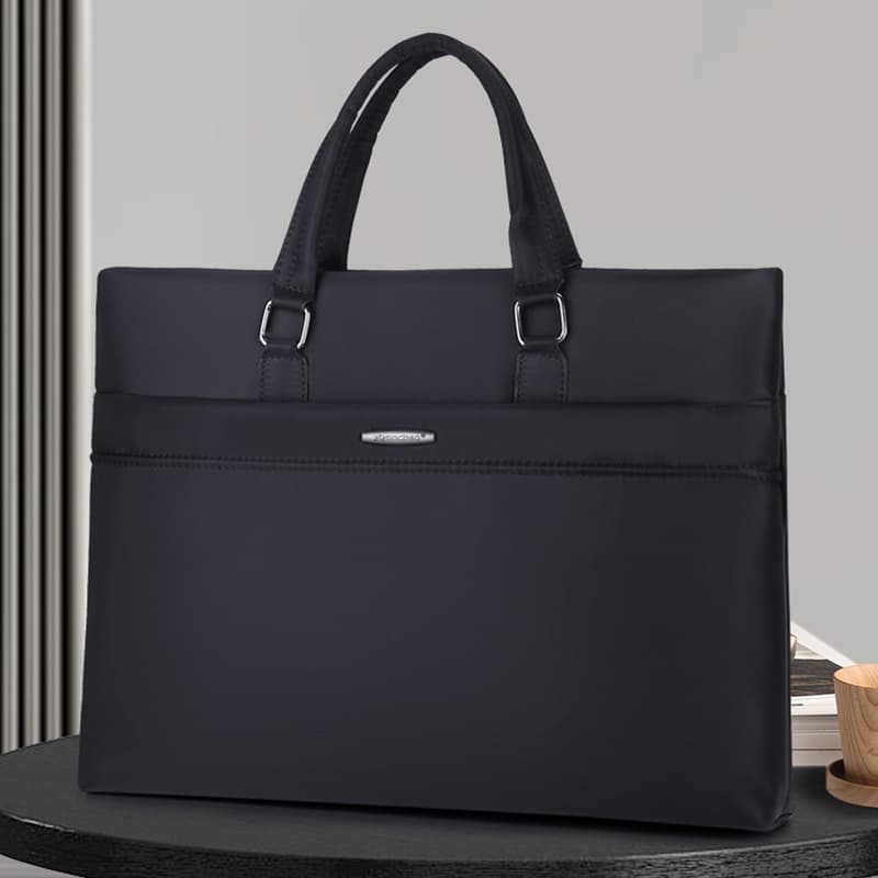 Ziyou New Briefcase Customized Logo Fashion Business Portable Oxford Cloth Document Bag Computer Bag Men's Large Capacity