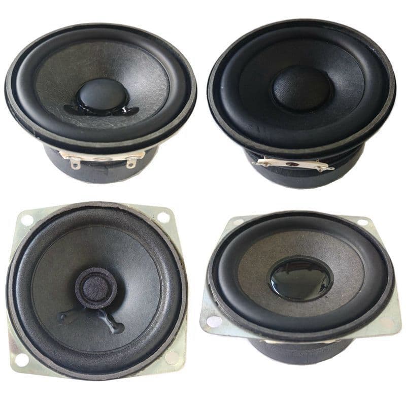 Custom 2.5-inch 66mm Full-Range Speaker 4 Ohm 5W 8R 5W 10W Apple-Shaped Round Mid-Bass Speaker
