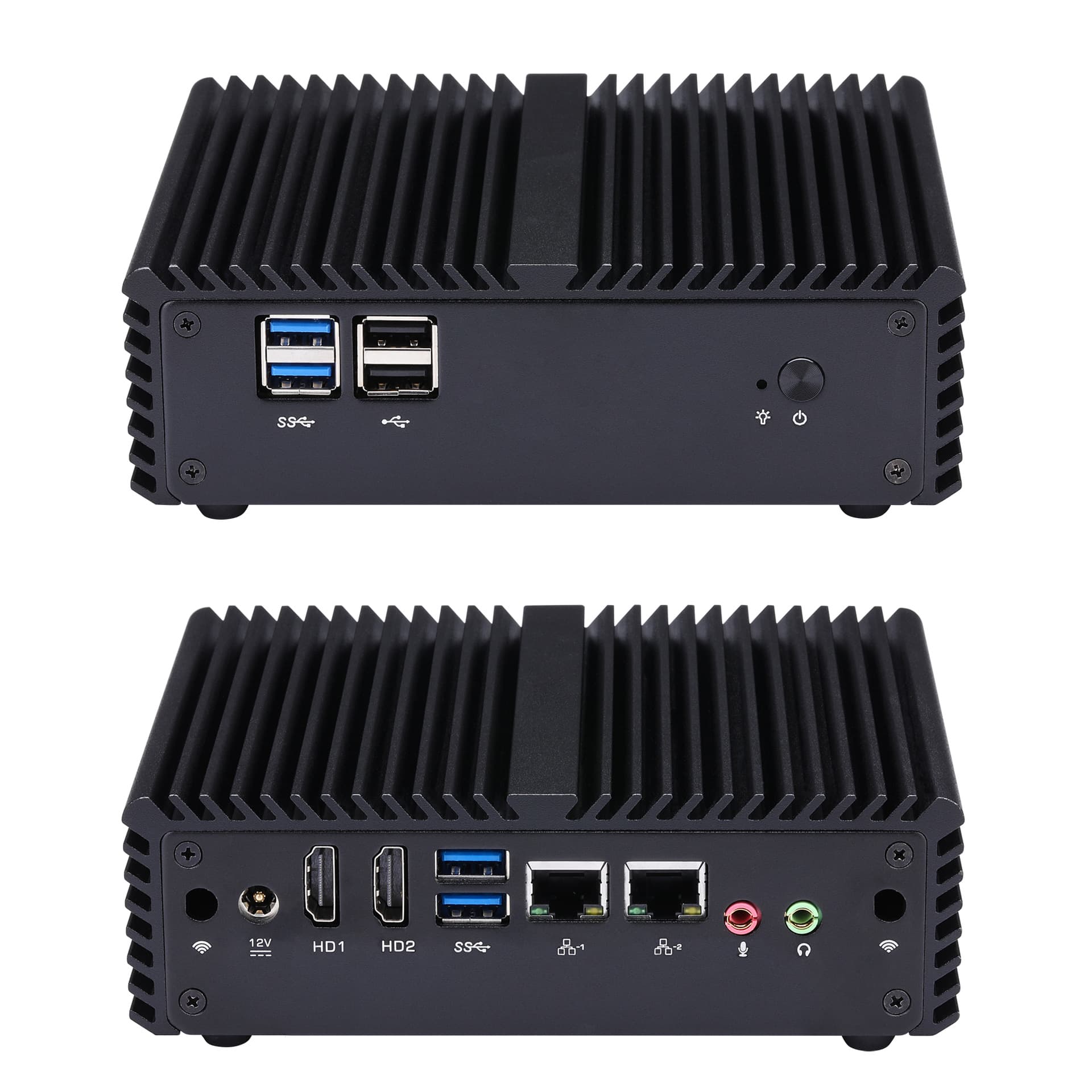 4200U, 4030U, 4005U, 5200U, Celeron i3, i5, i7, dual network cards, 4 serial ports, RS232, Q400P